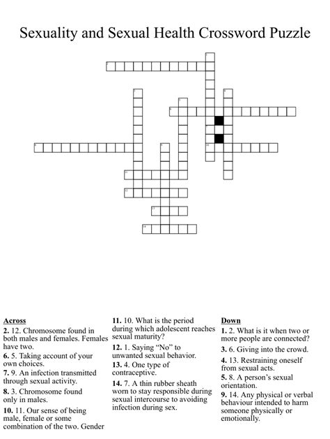 This <b>crossword</b> clue might have a different answer every time it appears on a new <b>New York Times</b> Puzzle, please read all the answers until you find the one that solves your clue. . Sexual appetites nyt crossword